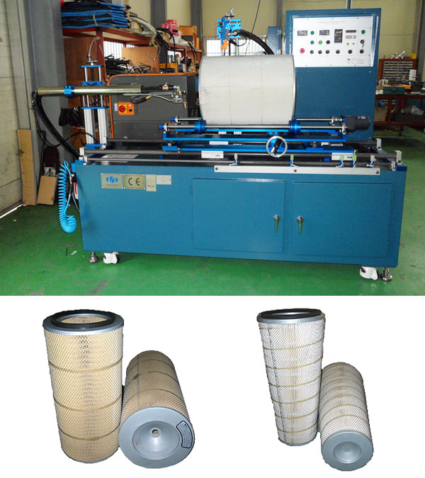 Hotmelt Rewinding M/C(Model : UHR-W900, for Heavy Duty Air Filter)